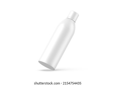 Matte Cosmetic Bottle With Cap For Liquid Soap, Gel, Lotion, Cream, Shampoo, Bath Foam And Other Cosmetics, 3d Render Illustration.