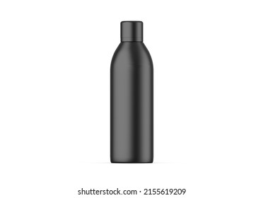 Matte Cosmetic Bottle With Cap For Liquid Soap, Gel, Lotion, Cream, Shampoo, Bath Foam And Other Cosmetics, 3d Render Illustration.