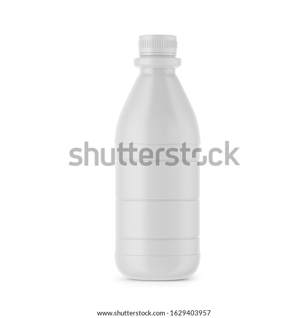 Download Matte Plastic Milk Bottle Mockup Stock Illustration 1629403957
