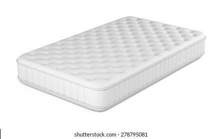 Mattress Isolated On White