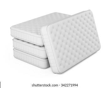 Mattress Isolated On White