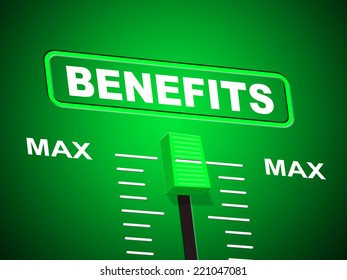 Max Benefits Representing Upper Limit And Top