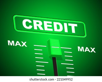 Max Credit Indicating Upper Limit And Owed