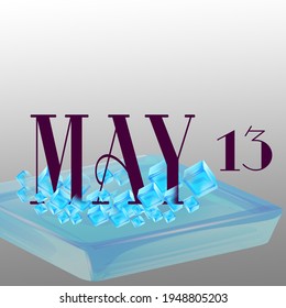 May 13 Calendar Month May Calendar Stock Illustration 1948805203