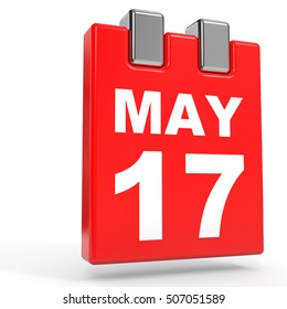 May 17 Calendar On White Background Stock Illustration 507051589