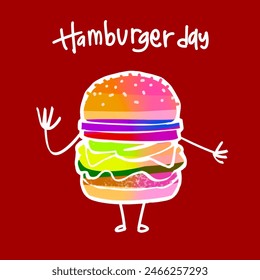 May 28th is International Hamburger Day. The burger (and in particular the hamburger) is one of the most popular types of fast food. - Powered by Shutterstock