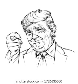 590 Trump sketch Images, Stock Photos & Vectors | Shutterstock