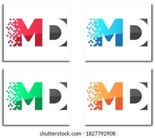 MD Creative Logo Design Concept