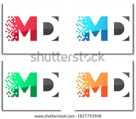MD Creative Logo Design Concept