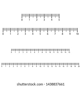 Measuring Scale Markup Rulers Illustration Stock Illustration ...