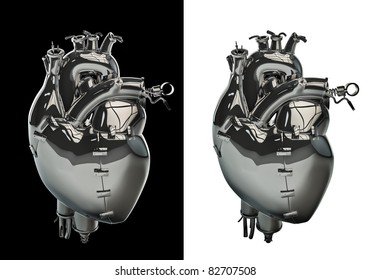 Mechanical Chrome Heart