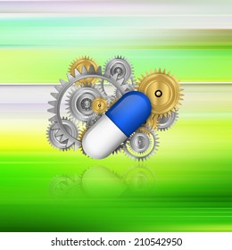 Mechanical Industries In Pharmaceutical Manufacturing   On Abstract  Background