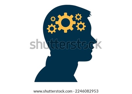 Mechanical thinking of a man