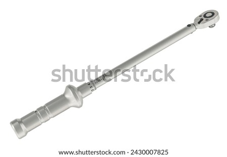 Mechanical Torque Wrench, 3D rendering isolated on white background