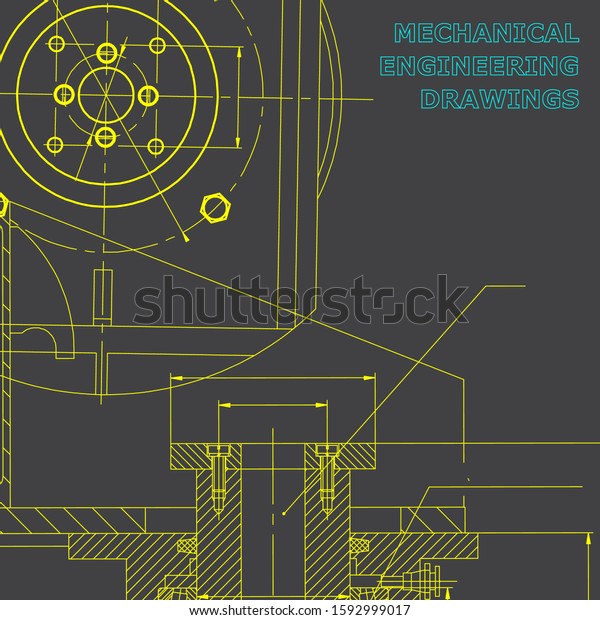 Mechanics. Technical design. Engineering style.\
Mechanical.\
Gray