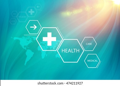 Medical Abstract Background; Suitable For Healthcare And Medical News Topic