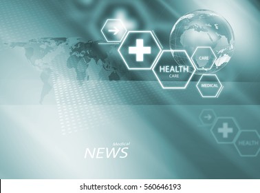 Medical Abstract Background; Suitable For Healthcare And Medical News Topic