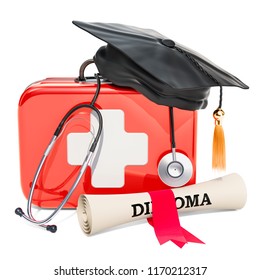 Medical Education Concept 3d Rendering Isolated Stock Illustration ...