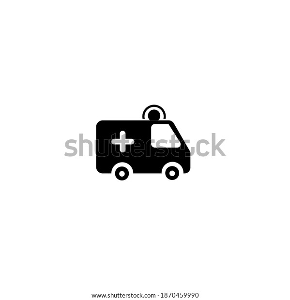 Medical heath care\
ambulance icon design\
