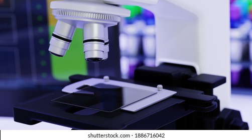 Medical Laboratory Science Research Background 3d Stock Illustration ...