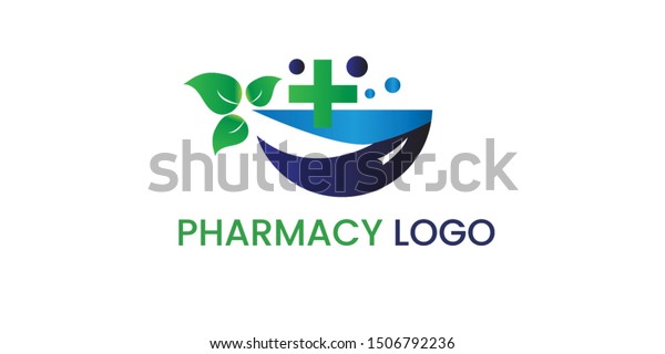 Medical Pharmacy Logo Design Illustration Stock Illustration 1506792236 ...