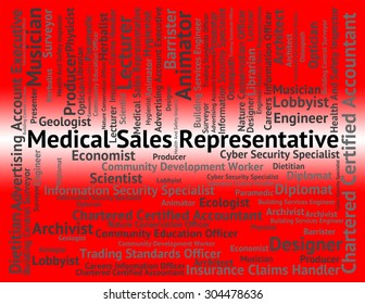 Medical Sales Representative Representing Salesmen Saleswoman And E-Commerce