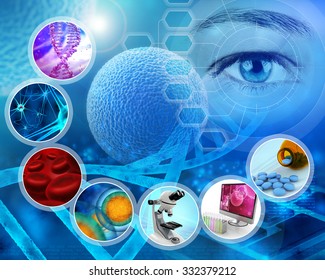 Medical Science And Scientific Research Abstract Backdrop