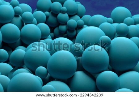 Medical Super Absorbent Polymers cluster (SAP) - 3d illustration closeup view Stock fotó © 