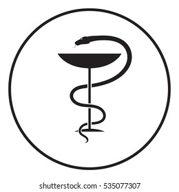 Medical Symbol Medical Snake Cup Stock Illustration 535077307 ...