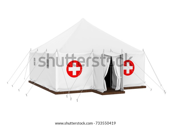 医療用テント 3dレンダリング のイラスト素材