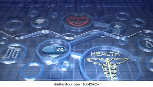 Medicine abstract background - Powered by Shutterstock