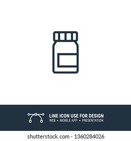 Medicine Bottle Icon Design