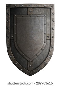 Medieval Coat Of Arms Shield Isolated