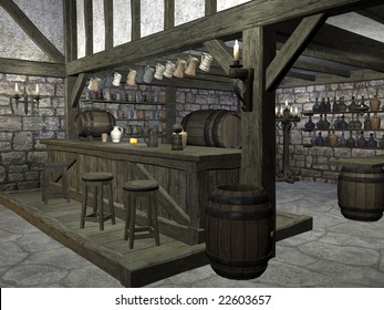 Medieval Tavern Bar