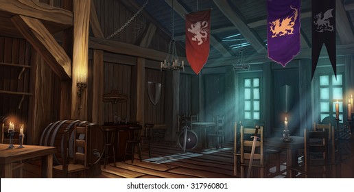 Medieval Tavern Interior