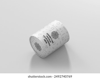 Medium Paper Tube Packaging Mockup 2