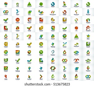 Mega Collection Flat Web Infographic Concepts Stock Vector (Royalty ...