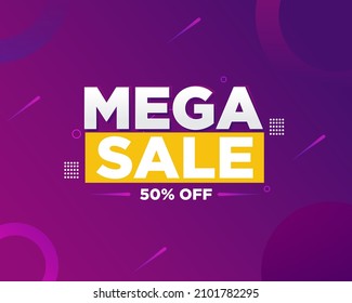 Mega Sale Special Discount Offer Banner