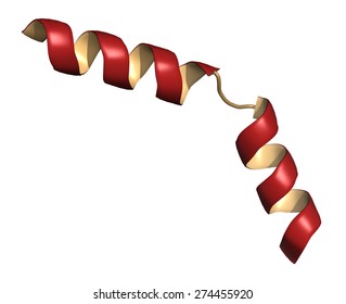 Melittin Peptide Toxin. Major Component Of Apitoxin (honey Bee Venom). Cartoon Model.
