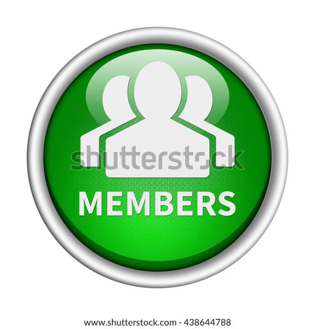 Members icon. Internet button