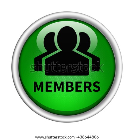 Members icon. Internet button