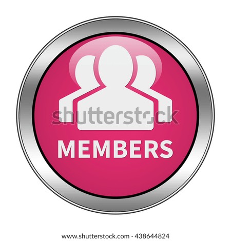Members icon. Internet button