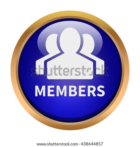 Members icon. Internet button