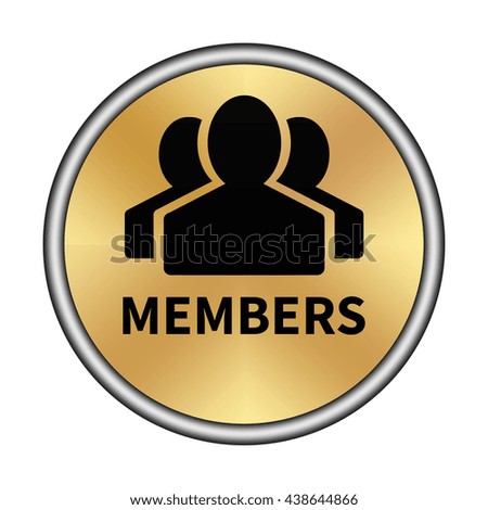 Members icon. Internet button