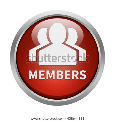Members icon. Internet button