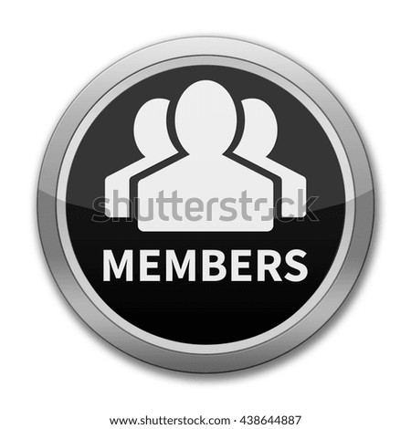 Members icon. Internet button