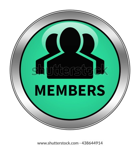 Members icon. Internet button
