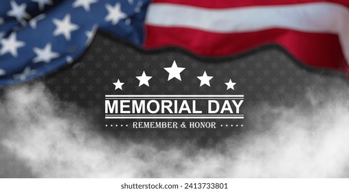 Memorial Day is observed each year in May. it is a federal holiday in the United States for honoring and mourning the military personnel who have died in the performance of their duties. 3D Rendering. - Powered by Shutterstock