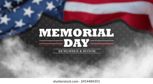 Memorial Day is observed each year in May. it is a federal holiday in the United States for honoring and mourning the military personnel who have died in the performance of their duties. 3D Rendering. - Powered by Shutterstock