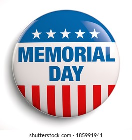 Memorial Day Text Icon Design.